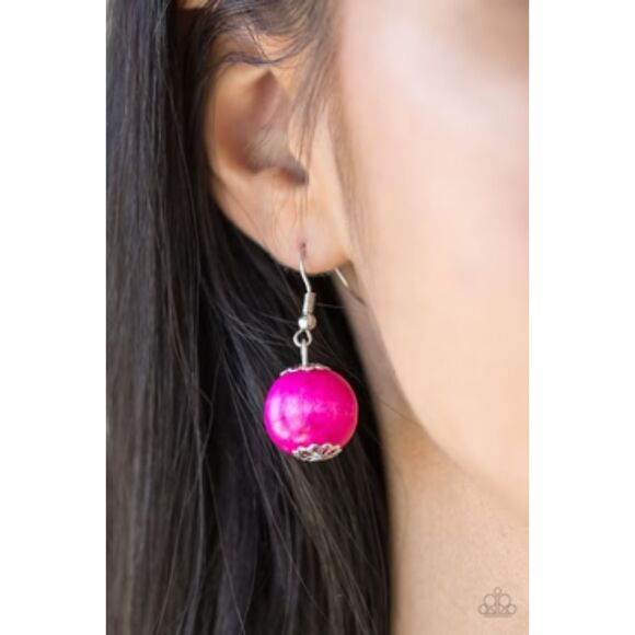 Cozumel Coast Pink Necklace (455) - Picture 3 of 3